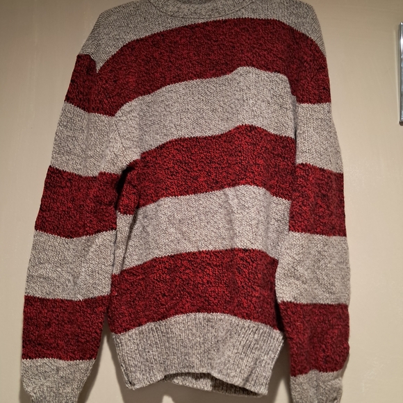 Vintage Environmental Clothing Co. Striped Wool Blend Sweater - Picture 3 of 11
